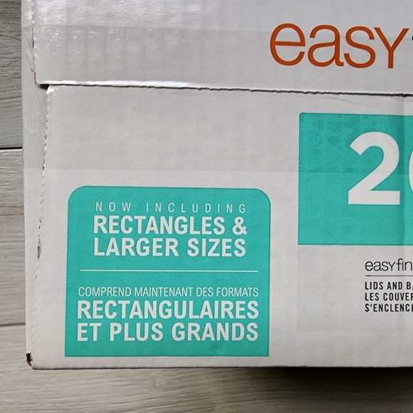 Rubbermaid EasyFindLids 26 piece storage container set w/vents Blue Spruce NWT - Picture 8 of 10